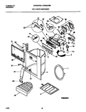 ICE & WATER DISPENER Diagram and Parts List for WRS22WRBW1  Frigidaire Refrigerator