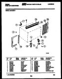 CABINET AND INSTALLATION PARTS Diagram and Parts List for AM12C4EYA  Gibson Air Conditioner