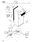 SYSTEM Diagram and Parts List for MRT13BSCW4  Frigidaire Refrigerator