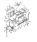 PANELS Diagram and Parts List for KS220GDD1  Frigidaire Range