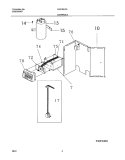 CONTROLS Diagram and Parts List for FAS185J2A3  Frigidaire Air Conditioner