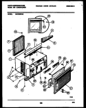 CABINET PARTS Diagram and Parts List for WAC063S7A2  Frigidaire Air Conditioner