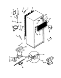 SYSTEM Diagram and Parts List for WRT18TRCD0  Frigidaire Refrigerator