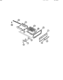 BROILER DRAWER, PANELS Diagram and Parts List for GCG34BNL5  Frigidaire Range