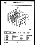 DOOR PARTS Diagram and Parts List for CGC2M5WSTB  Gibson Range