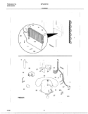 SYSTEM Diagram and Parts List for MFU20F3GW8  Uni Freezer