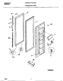 Part Location Diagram of 218807029 Frigidaire RACK-DOOR
