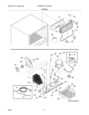 SYSTEM Diagram and Parts List for FRT8S6EMBC  Frigidaire Refrigerator