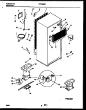 SYSTEM AND AUTOMATIC DEFROST PARTS Diagram and Parts List for FRT18QRBW0  Frigidaire Refrigerator