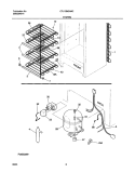 SYSTEM Diagram and Parts List for CFU12M2AW2  Uni Freezer