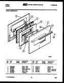 Part Location Diagram of 3017722 Frigidaire INSULATION, OVEN DOOR