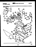 MOTOR AND BLOWER PARTS Diagram and Parts List for LCE772LW1  Frigidaire Washer Dryer Combo