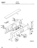 Part Location Diagram of 318185845 Frigidaire CLOCK