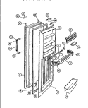 Part Location Diagram of 5303001008 Frigidaire RIVET