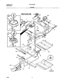 BURNER Diagram and Parts List for TGF375BHBF  Tappan Range