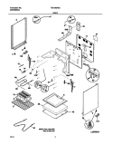 BODY Diagram and Parts List for FEF336ASC  Frigidaire Range