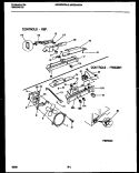 REFRIGERATOR CONTROL ASSEMBLY, DAMP Diagram and Parts List for MRS24WRADO  Frigidaire Refrigerator