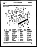 CONTROL PANEL Diagram and Parts List for REG46NL2  Frigidaire Range
