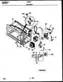 FUNCTIONAL PARTS Diagram and Parts List for MC850P11  Frigidaire Microwave