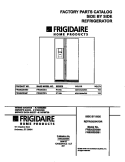 COVER Diagram and Parts List for FRS20ZSGB1  Frigidaire Refrigerator