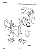 ICE DISPENSER Diagram and Parts List for MRS22WHHW1  Frigidaire Refrigerator