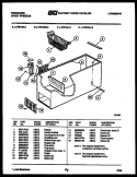 Part Location Diagram of 3091430 Frigidaire HINGE