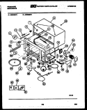 BODY PARTS Diagram and Parts List for MC890E2  Frigidaire Microwave