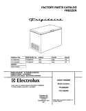 COVER Diagram and Parts List for FFC09M2AW1  Frigidaire Freezer