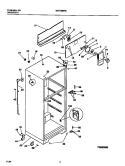 CABINET W / FAN ASSEMBLY Diagram and Parts List for MRT18BRBW2  Frigidaire Refrigerator