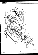 ICE DISPENSER Diagram and Parts List for FRS22XHAB0  Frigidaire Refrigerator