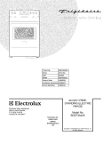COVER Diagram and Parts List for BGEF3042KFA  Frigidaire Range