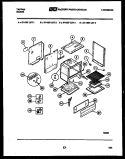 BODY PARTS Diagram and Parts List for 37-1007-23-04  Tappan Range