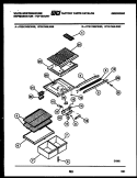 SHELVES AND SUPPORTS Diagram and Parts List for RTG174GCH3C  Frigidaire Refrigerator
