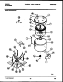 TUB DETAIL Diagram and Parts List for WA24P2WYMA  Gibson Washer