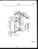CABINET PARTS Diagram and Parts List for RT199PCD0  Frigidaire Refrigerator
