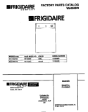 COVER Diagram and Parts List for F21C235CS2  Frigidaire Washer