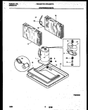 COMPRESSOR PARTS Diagram and Parts List for WAC053T7A3  Frigidaire Air Conditioner