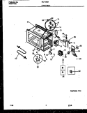 FUNCTIONAL PARTS Diagram and Parts List for MCT1395A2  Frigidaire Microwave