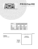 COVER Diagram and Parts List for FGGC3665KWB  Frigidaire Cooktop
