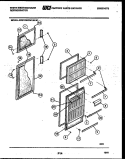 DOOR PARTS Diagram and Parts List for ACG133NCW1  Frigidaire Refrigerator