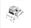 BROILER DRAWER Diagram and Parts List for GF710HXD0  Frigidaire Wall Oven