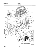 ICE MAKER Diagram and Parts List for FRS22ZRFD3  Frigidaire Refrigerator