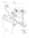 Part Location Diagram of 154724105 Frigidaire HANDLE
