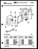 ELECTRICAL PARTS Diagram and Parts List for AK18E4RVA  Gibson Air Conditioner