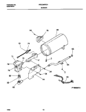 P12B0010 BURNER, VALVE Diagram and Parts List for WDG336RES1  Frigidaire Dryer