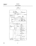 WIRING SCHEMATIC Diagram and Parts List for FRS23KF5CQ2  Frigidaire Refrigerator