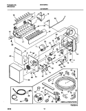 ICEMAKER Diagram and Parts List for FRT21IPRHD2  Frigidaire Refrigerator