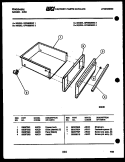 DRAWER PARTS Diagram and Parts List for GPM638BDL3  Frigidaire Range