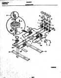 BURNER Diagram and Parts List for FGC3X8XCB2  Frigidaire Cooktop
