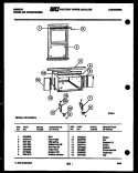 CABINET AND INSTALLATION PARTS Diagram and Parts List for AK14C6RVA  Gibson Air Conditioner